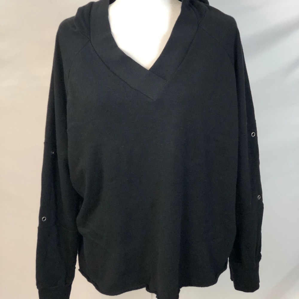 Wildfox Pullover V-Neck Sweatshirt Sz L